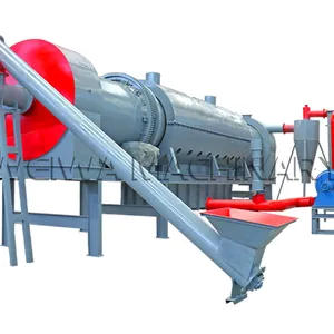 Hot Selling Smokeless Continuous Rotary Biochar Charcoal Carbonization Furnace for Coconut Shell thumbnail-1