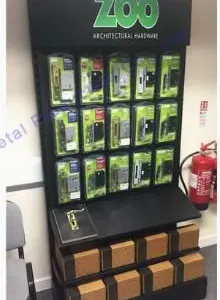 LED Pegbord Metal Display Rack With Lighting Heavy Duty Shelves Tool Display thumbnail-2