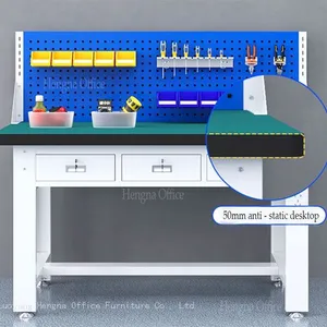 Battery Pack Assembly Workbench — ESD Safe Heavy Duty Bench for Li-Ion Production Lines thumbnail-5