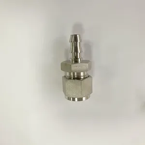 316L Stainless Steel Female NPT to Double Ferrule Tube Adapter for Water Treatment thumbnail-3