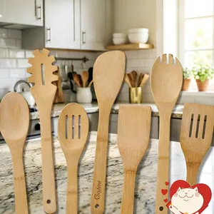 Bamboo Spoons Bambu Cooking Spoons Wholesale From China thumbnail-3