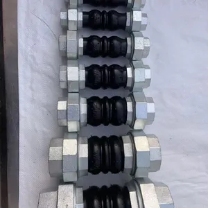 KXT Type Flexible Rubber Joint Soft Connection EPDM Rubber Pipe Joint Internal Thread Rubber Joint thumbnail-6