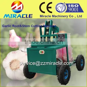 Garlic Concave Root Cutting/roots Flat Cutter and Stem Removal Machine thumbnail-4
