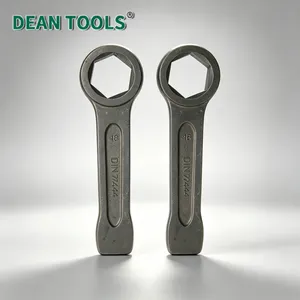 Heavy Duty Striking Hex Wrench, 45# Steel, 22mm Size, 165mm Overall Length, Precision Machined thumbnail-2