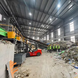 Solid Waste Sorting and Separating Garbage Waste Screening Machine Msw Sorting Line Construction Municipal Solid Waste Separator EPC thumbnail-1