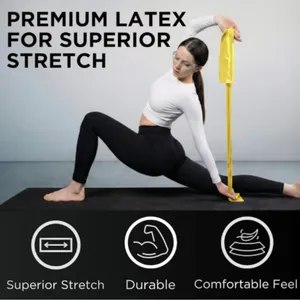 Latex Band Resistance Band Fitness Yoga Auxiliary Belt Resistance Bands , Elastic Bands for Exercise & Physical Therapy, Strength Training for Upper thumbnail-4