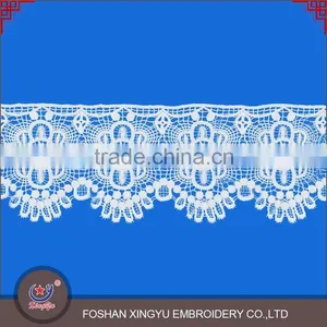 2016 Latest 100% Cotton African Swiss Lace Trim Competitive Price thumbnail-2