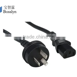 Upmarket Quality Factory Price Australian Type Power Cord/Australian Extension Cord With SAA Certification/Australia 3pin Power thumbnail-1