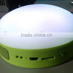 Festival Gift White Hemispherical Appearance DC5V Chargeable Bluetooth Speakes With ABS Shell thumbnail-1