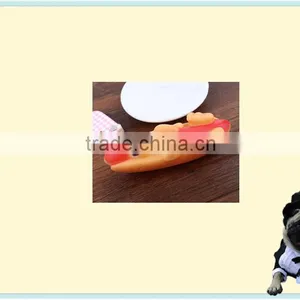 Cheap Wholesale Pet Toys Interesting Ham Hamburger thumbnail-2