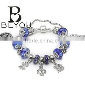Cusotm Sorority PDI Charm Bracelet for Zeta Phi BetaJewelry With Beads And Charm Design Bracelet thumbnail-1