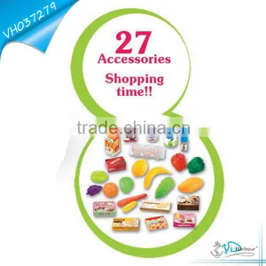 Super Market Kids Shopping Trolley Toy Play Set thumbnail-2