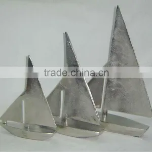 Cast Aluminum Decorative Sail Boat/ Table Top/ Desktop for Home/ Hotel/ Restaurant/ Wedding/ Party/Office Decoratio thumbnail-1
