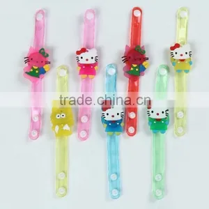 Hello Kitty Cat Cartoon Lovely Girl Customised Flashing Colorful Nights LED Necklace thumbnail-3