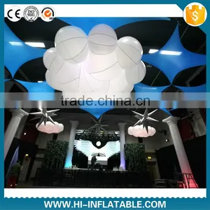 Inflatable Cloud Decoration Cloud Balloon With Led Light thumbnail-6