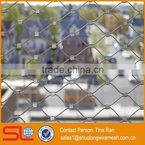 2mmx60mm X-tend Flexible Stainless Steel Wire Mesh Webnet Railing Stays With Perimeter Rope thumbnail-3