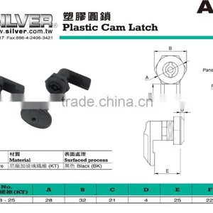 For Machinery and CNC Lathes Parts Black Plastic Cam Latches thumbnail-2