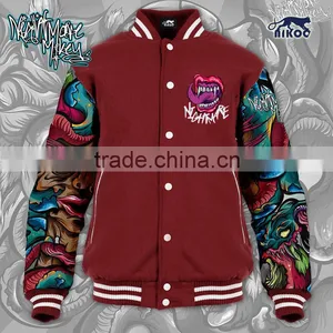 Newly Designed Baseball Jackets Sublimated for School Youngster thumbnail-1
