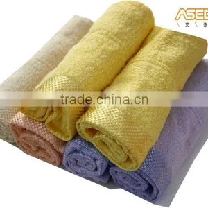 Cotton Face Towel--solid Color Towels With Border thumbnail-1