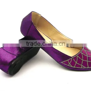 2016 Latest Shining Diamond Women Flat Shoes in Stock thumbnail-1