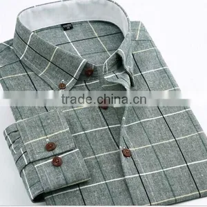 Custom Made Stylish Check Shirts for Men 100% Polyester Shirts thumbnail-2