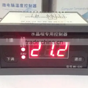 Dual Compressor Delay Start Crystal Coffin Ice Coffin Digital Display Microcomputer Temperature Controller WK-03Q thumbnail-2