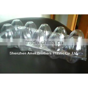 PET Egg Tray,PVC Egg Blister Packing Box,plastic Egg Container,8/9/10/12/15/18 Cavities thumbnail-1