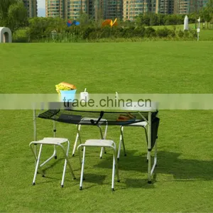 Four Person Outdoor Aluminum Kitchen Stand thumbnail-1