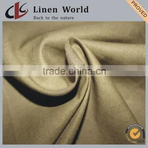 21s*19s High Quality Plain Dyed Ramie Cotton Blend Fabric thumbnail-1