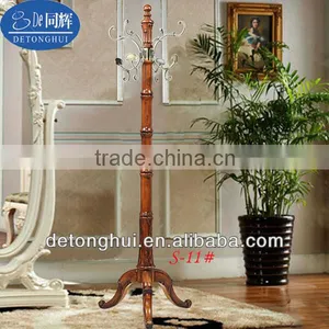 Fashional Redwood Rubber Wooden Hanger Stand S-11# thumbnail-1