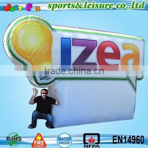 Custom Shape Logo Wall Inflatables Outdoor Advertising thumbnail-1