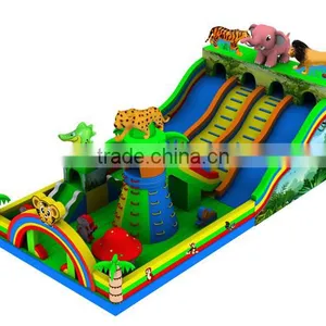 Tiger Lion Animals China Inflatable Trampoline Jumping Big Inflatable Toys thumbnail-2