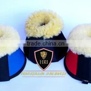 Neoprene With Fur Horse Bell Boots/ Neoprene With Fur Horse Over Reach Boots / Neoprene Colors Bell Boots/over Reach Boots thumbnail-1