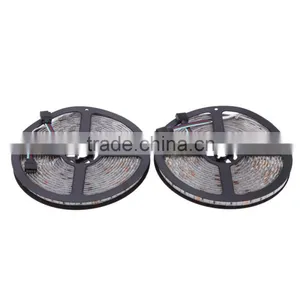 2*5M 5050 SMD RGB 600LEDs LED Strip Light Lamp 44Key + IR Remote Controller DC12V + Power Adapter AC100-240V thumbnail-1