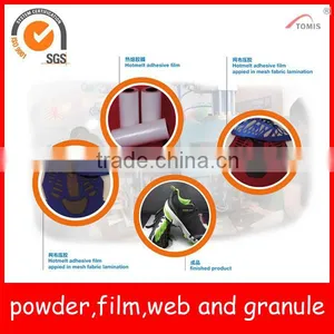 PES/copolyester Hotmelt Adhesive Film for Mesh Fabric Lamination for Shoes thumbnail-2