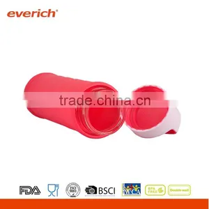 Single Wall Drinking Glass Bottle With Custom Logo and Lids thumbnail-5