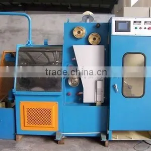 22Dies Fine Wire Drawing Machine With Annealer Electric Wire Cable Making Machine thumbnail-1