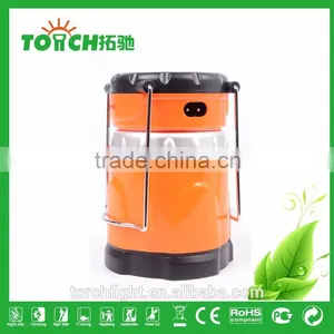 Super Bright LED Camping Lantern 3*AA Battery Solar Lantern Rechargeable Camp Light Outdoor Multifunctional Tent Lamp thumbnail-3