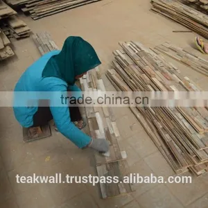 RECYCLED TEAK WALL PANEL thumbnail-1
