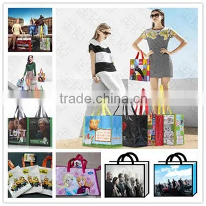Non Woven Packing Plastic Bag for Clothes Shopping Shoes Carry Bag thumbnail-2