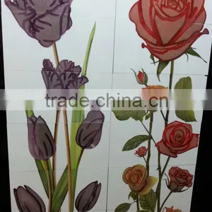 Iraq Decorative Picture With Flower 300mmX600mmx6pcs thumbnail-1