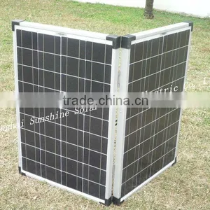 120w(60w*2) 12V Folding Solar Panel With CE for Camping thumbnail-2