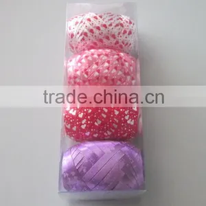Christmas Gift Wrapping Materials Curling Ribbon Egg and Star Bow thumbnail-3