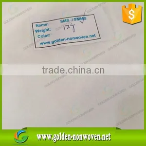 SMS Non Woven Fabric SMS Non Woven Polypropylene Fabric/smms Nonwoven Cloth Fabric for Medical Use thumbnail-1