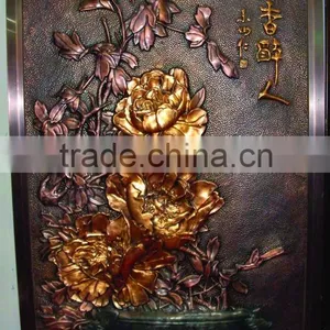 2012 New Design Bronze Mural Design Very Beautiful HM-19 thumbnail-1