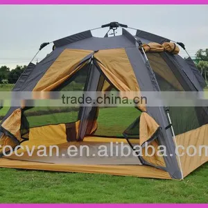 Good Style Waterproof 3 Season Double Layer 4 Person Military Tent thumbnail-4