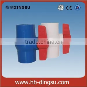 Hot Selling OEM /Cheap Socket(thread)plastic PVC Ball Valve thumbnail-1