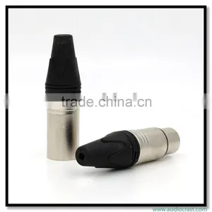 Audio Gade OEM XLR Male Female 3 Pin Connector 24K Gold Plated Balance Audio Plug thumbnail-2