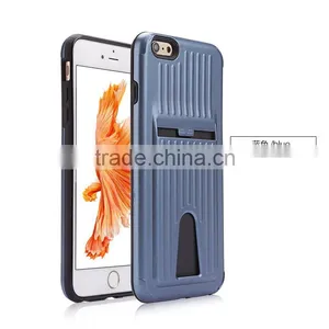 Wallet Card Holder Mobile Phone Case for Iphone 6S, Heavy Duty Card Case for Iphone 6G thumbnail-2