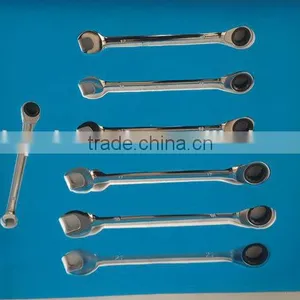 13 Pcs Aluminium Case Combination Ratchet Wrench Set thumbnail-5